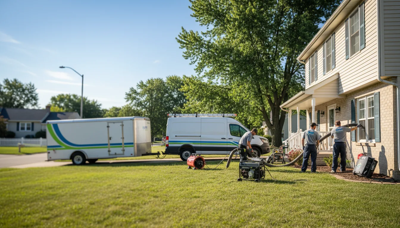 Flooded Basement Restoration And Cleanup With Repair in Hickory Hills, IL near me
